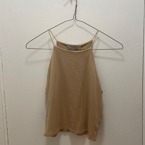 NWT nude crop top
